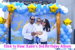 Kabir’s 3rd Birthday Celebration Album